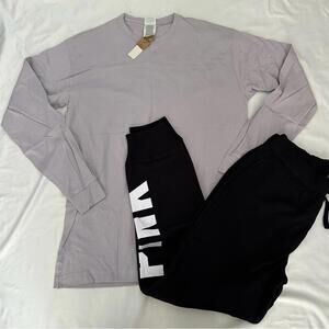 Victoria Secret Bling Long Sleeve and Jogger Set